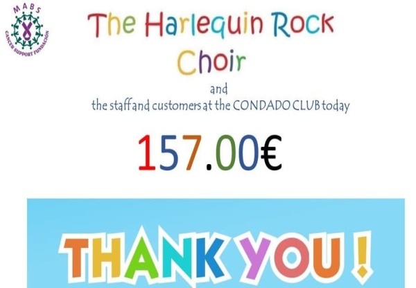 Condado Club and Harlequin Rock Choir Fundraiser