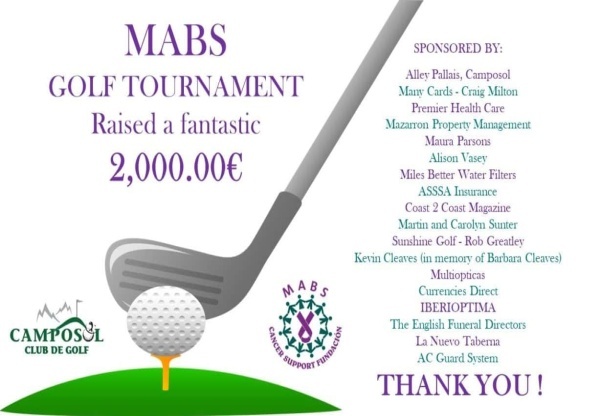 Camposol Club de Golf Host MABS Charity Day