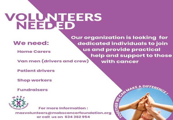 Volunteers Needed 