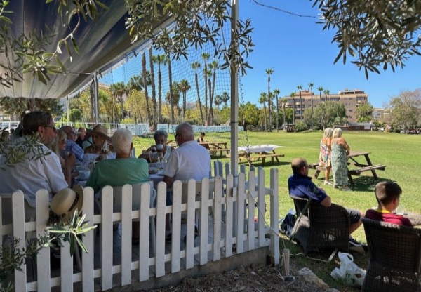 Cricket match and Afternoon Tea