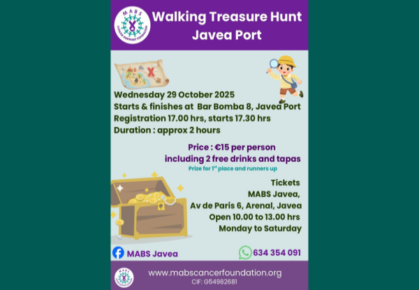 Treasure Hunt Javea Puerto – 29 October 