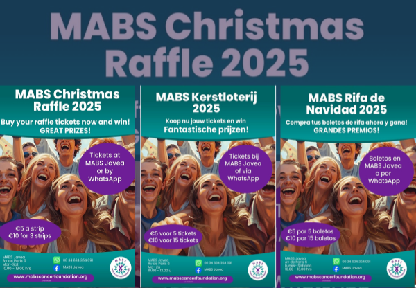 Christmas Raffle Prizes at MABS Javea
