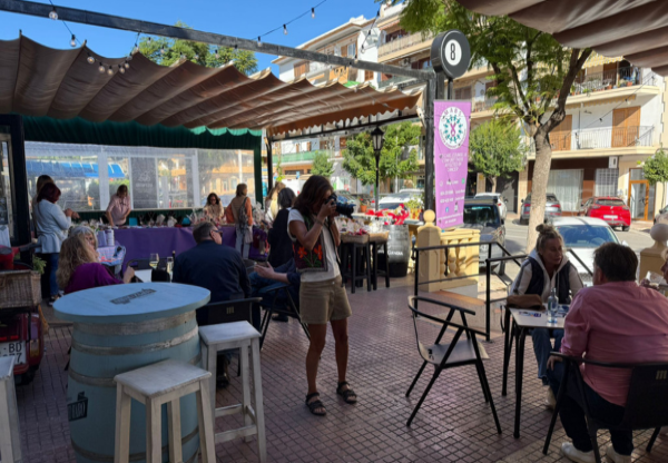 photographer taking photos at MABS Christmas Fayre