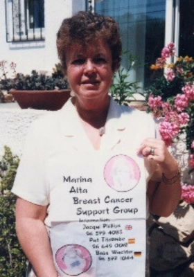 Jacqui Phillips MBE Founder of MABS Cancer Support Fundación