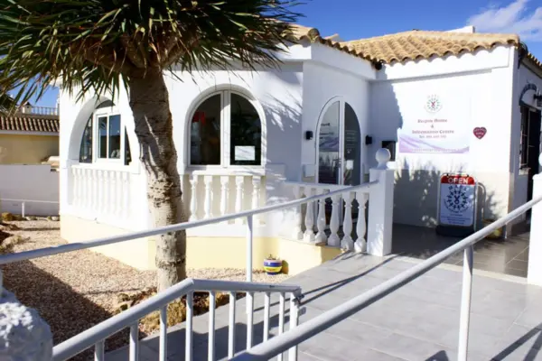 outside garden area, Mabs Support Centre, Mazarron